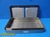 DEPUY De Puy SynThes 62.016.001 Sterilization Container; Solid Base W/ Basket