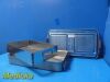 DEPUY De Puy SynThes 62.016.001 Sterilization Container; Solid Base W/ Basket
