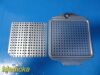 DEPUY De Puy SynThes 62.016.001 Sterilization Container; Solid Base W/ Basket