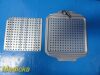 DEPUY De Puy SynThes 62.016.001 Sterilization Container; Solid Base W/ Basket