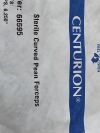 CENTURION Lot of 6 Sterile Curved Pean Forceps  66595 Exp.2025-03 to 2028-12  (*M53*) Sterile Curved Pean Forceps