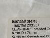 SMITH & NEPHEW Clear-Trac Threaded Cannula with Obturator 8mm x 76mm  014718 Exp.2024-06 (M53) Clear-Trac