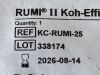 COOPER SURGICAL Rumi II/Koh-Efficient for Electrosurgery, 2.5cm  KC-RUMI-25  Exp.2026-08  (M53) Rumi II Koh-Efficient 2.5cm