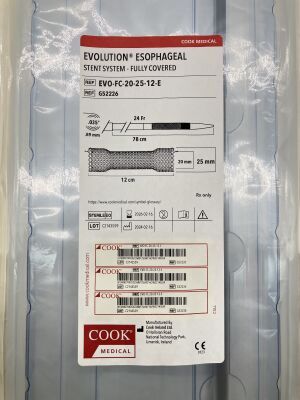 COOK G52226 Evolution Esophageal Controlled-Release Stent - Fully Covered