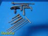 RICHARDS 11X  Delta II Assorted TibioFemoral Orthopedic Surgery Instruments