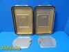 V. MUELLER 2X  Genesis Sterilization  Container Lids; Gold (12¼ x 1½ x 18")