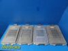 V. MUELLER Lot of 04  Carefusion DINCD25LT Container LIDS Only