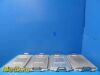 V. MUELLER Lot of 04  Carefusion DINCD25LT Container LIDS Only