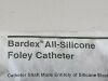BARD Lot of 12 Bardex Aii-Silicone Foley Catheter  166822  Exp.2026-03  (Q35) Bardex All-Silicone Foley Catheter