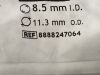 COVIDIEN Lot of 8 Nasopharyngeal Airway  8888247064  Exp.2025-11 to 2027-07  (Q35) Nasopharyngeal Airway