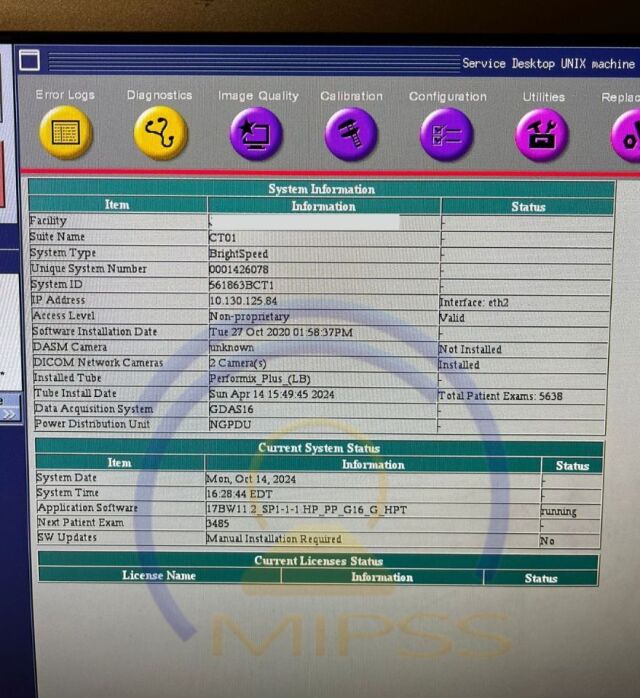 GE Brightspeed Elite 16 CT Scanner