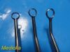 CODMAN SPO1137-40; SPO1137-39 & SPO1137-38 Angled Codman SPO1137-40; SPO1137-39 & SPO1137-38 Angled Ring Cone Curettes Set