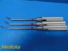 CODMAN SPO1137-40; SPO1137-39 & SPO1137-38 Angled Codman SPO1137-40; SPO1137-39 & SPO1137-38 Angled Ring Cone Curettes Set