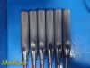 CODMAN SPO1137-40; SPO1137-39 & SPO1137-38 Angled Codman SPO1137-40; SPO1137-39 & SPO1137-38 Angled Ring Cone Curettes Set