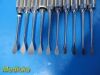CODMAN SPO1137-40; SPO1137-39 & SPO1137-38 Angled Codman SPO1137-40; SPO1137-39 & SPO1137-38 Angled Ring Cone Curettes Set
