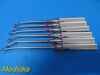 CODMAN SPO1137-40; SPO1137-39 & SPO1137-38 Angled Codman SPO1137-40; SPO1137-39 & SPO1137-38 Angled Ring Cone Curettes Set