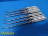 CODMAN SPO1137-40; SPO1137-39 & SPO1137-38 Angled Codman SPO1137-40; SPO1137-39 & SPO1137-38 Angled Ring Cone Curettes Set