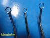 CODMAN Lot of 06  5, 6 & 8mm Ring Lot of 06 Codman 5, 6 & 8mm Ring Cone Curettes; Angled; 9" Long