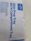 MEDLINE Skin Prep Tray  DYND70668  Exp.2024-09  (T76) Skin Prep Tray