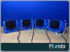 GE/DINAMAP V100-NBAA-AXAA-BX LOT OF 4 GE DINAMAP CARESCAPE V100 PATIENT MONITOR NIBP TEMP MASSIMO SPO2 Monitor
