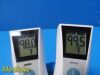 WELCH ALLYN Lot of 2  Ref 105801 Care Temp Touch Free Thermometer