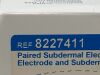 MEDTRONIC Box of 1 Set Paired Subdermal Electrodes  8227411  Exp.2024-07  (T43) Paired Subdermal Electrodes