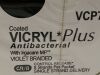ETHICON Box of 12 VCP743D 4-0 COATED VICRYL PLUS VIOLET 8X18" TF CR  Exp.2028-12  (T43) Vicryl Plus