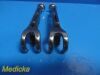 ZIMMER 4X  3206 (2x1 Jaw, OL 7") & 3208 (1X1 Jaw OL 8") Lambert Bone clamps