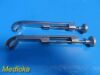 ZIMMER 4X  3206 (2x1 Jaw, OL 7") & 3208 (1X1 Jaw OL 8") Lambert Bone clamps