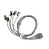 GE PN:412681-001 Multi-Link ECG leadwire Grouped Set ，5Lead Grabber AHA 74CM /29IN ECG unit