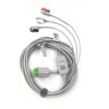 GE 5831398 Leadwire and ECG Trunk Cable ECG 3 lead Cable Undetachable,Grabber ,AHA ,4.7M/15FT   ECG unit