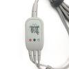 GE 5831398 Leadwire and ECG Trunk Cable ECG 3 lead Cable Undetachable,Grabber ,AHA ,4.7M/15FT   ECG unit