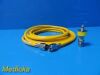 Accuflex 02899 Medical Air Conductive Hose W/ Fittings; Yellow; 15 Feet
