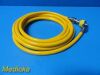 Accuflex 02899 Medical Air Conductive Hose W/ Fittings; Yellow; 15 Feet