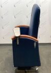 GENERIC GEN-Blue-Recliner-Chair Blue Recliner Patient Chair  Side Table Attached
