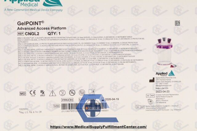 APPLIED MEDICAL CNGL2 | | EACHES | GelPoint Advanced Access Platform