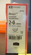 COVIDIEN UM-978 | | PACK of 36/pc | Biosyn Monofilament Absorbable Suture 2-0 3 Metric 30" 75cm UNDYED
