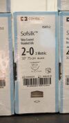 COVIDIEN VS83-2 | VS873-2 | PACK of 36/pc | Softsilk Wax Coated Braided Silk 2-0 3 Metric 30" 75cm BLACK