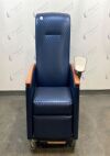 GENERIC GEN-Blue-Recliner-Chair Blue Recliner Patient Chair  Side Table Attached