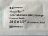 COVIDIEN Lot of 15 1mL Tuberculin Safety Syringe  8881882812    Exp.2024-10  (K23) 1mL Tuberculin Safety Syringe