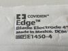 COVIDIEN Lot of 36 EDGE BLADE ELECTRODE 4"  E1450-4  Exp.2026-03 to 2027-12 (K32) Blade Electrode 4
