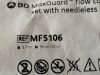 BD Lot of 43 Flow Controller Extension  MFS106   Exp.2026-07 to 2027-05  (K17) flow Controller extension