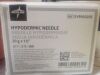 MEDLINE SYR100205 Medline Standard Hypodermic Needles, Regular Bevel, 20 G x 1 Inch - Lot of 1 (box 100 Qty) - Exp : 22/08/27