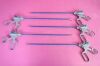 CONMED 8 pc Laparascopic 5mm Instrument Set & Case DetachaTip II Laparoscopic 5mm Instruments w/ 5 Handles, 8 Inserts   Case
