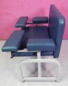 BLOOD DRAW CHAIR Phlebotomy 34" Wide-XL  Drawing/Draw Bariatric Chair Padded Arms 400 lbs