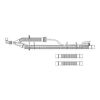 VYAIRE 14858-001 (10/cs) CIRCUIT BREATHING VENTILATOR 22MM ID 1.8M/61CM INSP/EXP LIMB M2M EXPIRATORY-LIMB WYE NO PEEP VALVE ELBOW