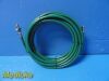 OHIO Medical Conductive Hose Oxygen (O2) W/ Fittings | Green | 30-feet
