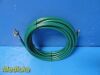 OHIO Medical Conductive Hose Oxygen (O2) W/ Fittings | Green | 30-feet