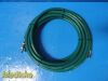 OHIO Medical Conductive Hose Oxygen (O2) W/ Fittings | Green | 30-feet