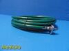 OHIO Medical Conductive Hose Oxygen (O2) W/ Fittings | Green | 30-feet
